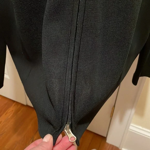 Garfield & Marks black zip jacket with pale pink stripes. Size XL. VGUC - Picture 6 of 6